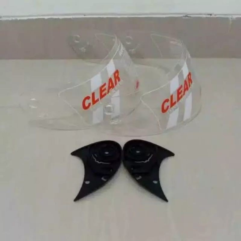 Kaca helm/ visor helm full face BMC MDS GM TRX standar Honda (gratis rachet helm)