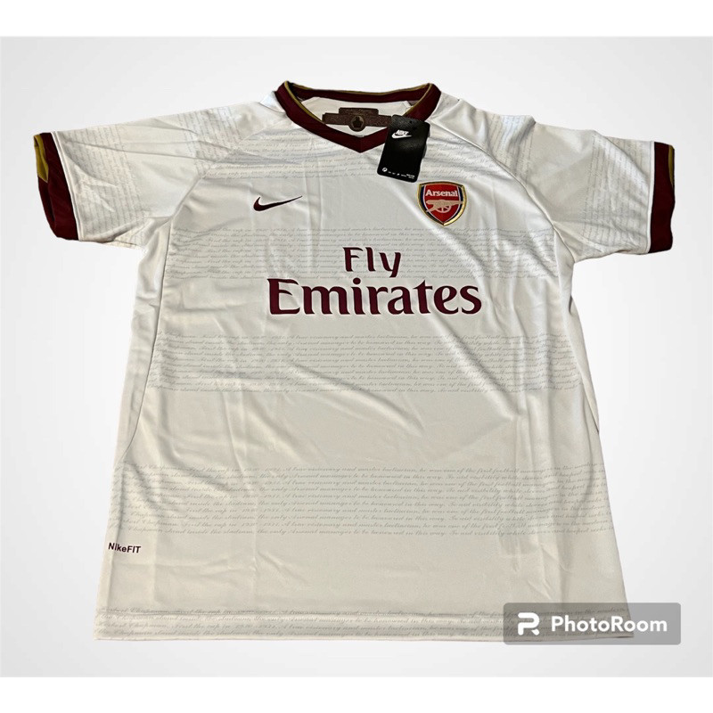 [BEST DEAL] Retro Jersey Arsenal Chapman 2007 away / Classic jersey / Vintage jersey / blockcore