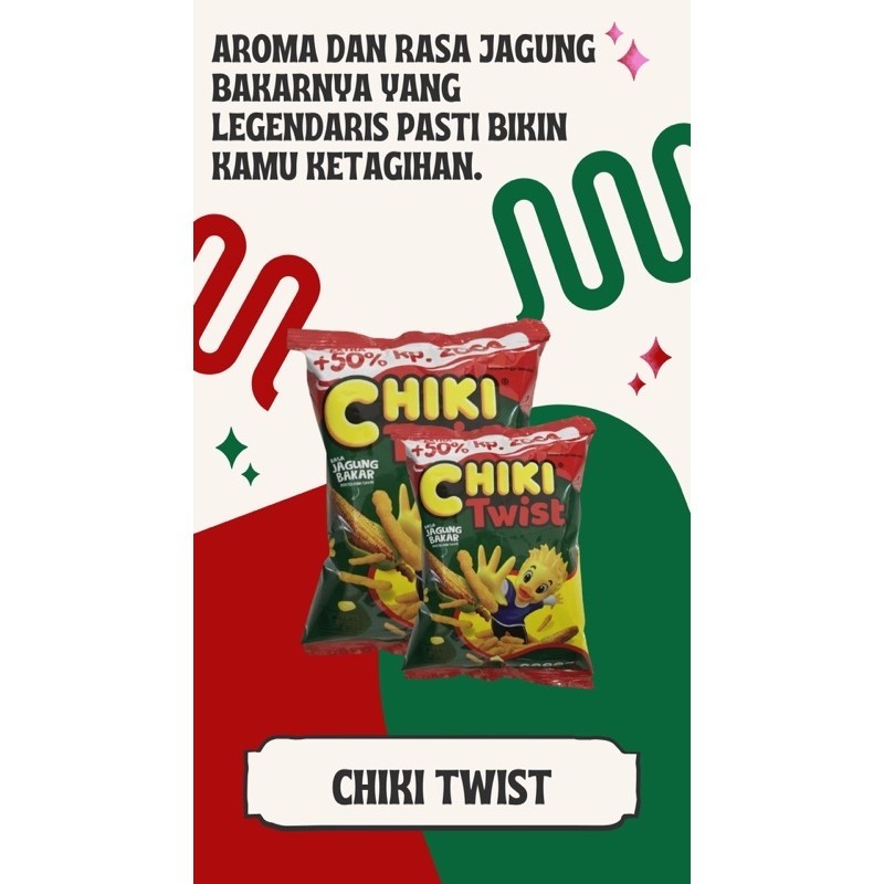 

Chiki Twist Rasa Jagung 75 Gr