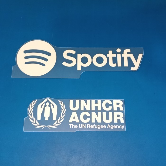 Patch Sponsor Jersey Barcelona Spotify + UNHCR original