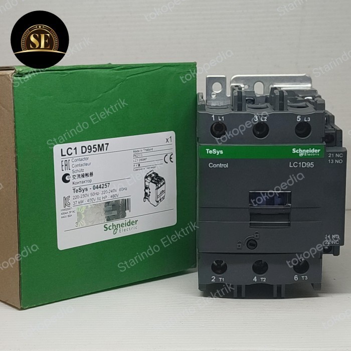 Terbaru Kontaktor Schneider Lc1D95 Contactor Schneider Lc1-D95 Promo Terlaris
