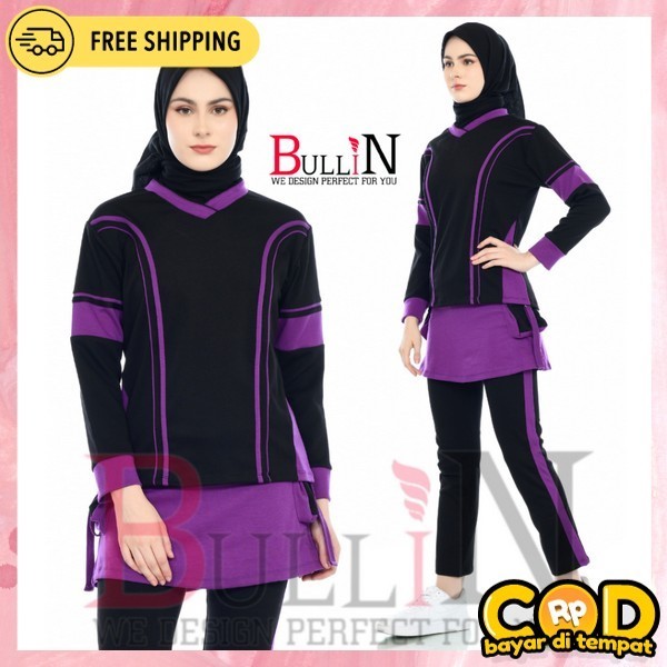 Atasan Dan Bawahan Baju Senam Pakean Zumba Olahraga Modern Stelan Stlan Aerobic Bj Merah Putih Jalan