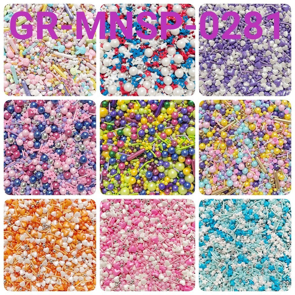 

GR-MNSP-0281 Sprinkles trimit springkel 10gr bunny hati bintang pearl (SPRINKLES)
