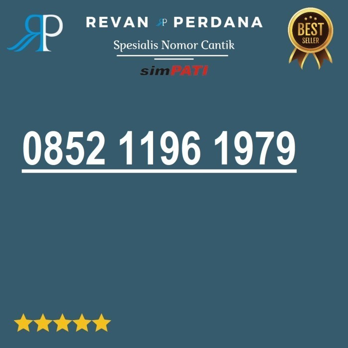 nomor cantik simpati telkomsel 4g 5g tahun termurah OB52 1196 1979 rv054