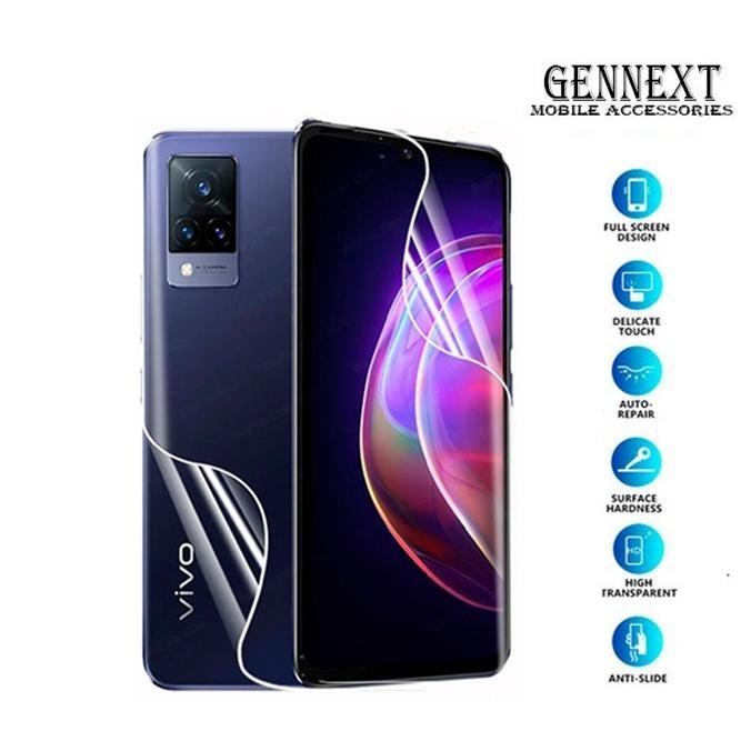 New Sale Anti Gores Jelly Hydrogel Vivo Y21 Y21T Y75 T Full Screen Stok Terbatas