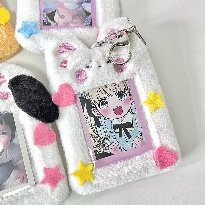 

IK69 Tempat Photocard Kelinci Mewah Lucu Dengan Gantungan Kunci Pelindung Kartu Kredit ID Bank 3inch Idol Photo Pelindung Case Alat Tulis Siswa Terlaris