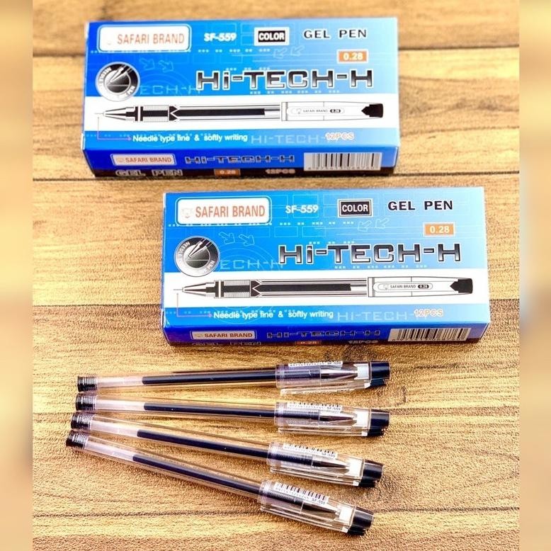 

yl-24 (1pack) Pulpen/Gel Pen Hi-Tech-H Hi-Tech Hitech Hi-Tec Hitec Murah Safari eds-on 0.28 mm Viral