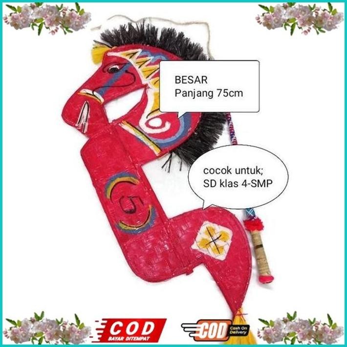 KUDA LUMPING KUDA KEPANG JATILAN EBEG UKURAN BESAR BONUS PECUT