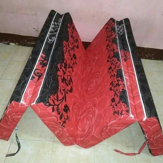 Ready ukuran 200x90x10 sarung kasur lipat 4 inoac