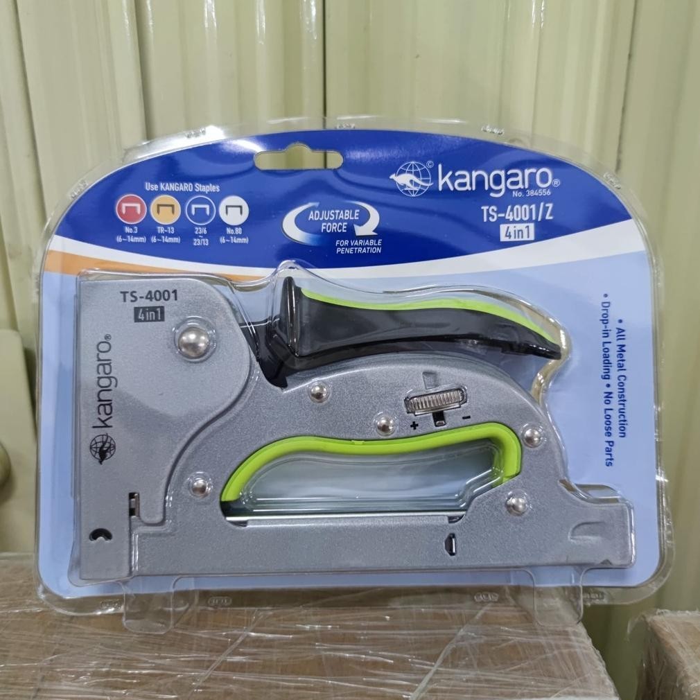 

VIRAL Gun Tacker Alat Staples Tembak 4in1 / Stapler Kangaro TS-4001| TS4001 a-110