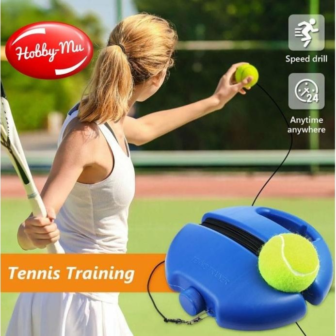 Alat Pelatihan Tennis - Latihan Bola Tenis Lapangan - Olahraga