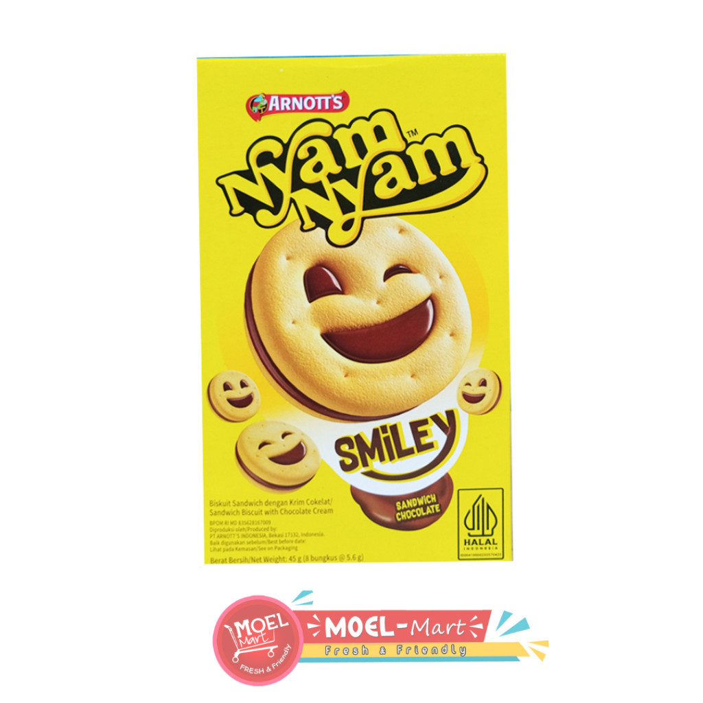 

ARNOTTS NYAM NYAM SMILEY 45GR