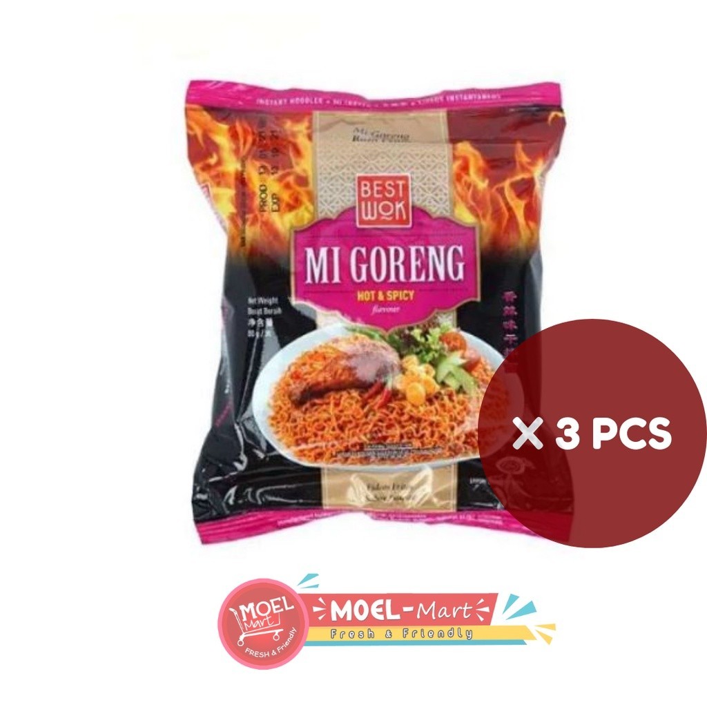 

BEST WOK MI GORENG HOT&SPICY 3 Pcs x 85 GR