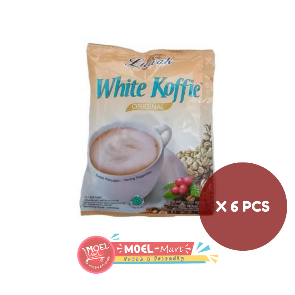 

LUWAK White Coffee Original Sachet 6 Pcs x 20gr
