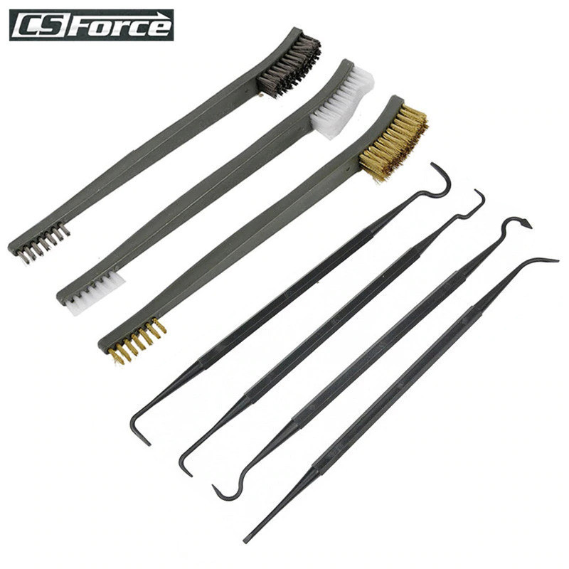 

CS Force Sikat Stainless Steel Wire Brush 3 PCS with Pick Set 4 PCS