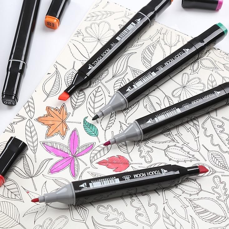 

BISA COD GU TouchFive 24/36/48/60/80 Warna Sketsa Spidol Umum General Marker Set Animation Markers / Twin Market Set Spidol Oz67