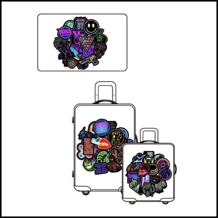 

BEST DEAL STICKER NEON LIGHT 100PCS | STICKER TUMBLER | STIKER LAPTOP KOPER HELM