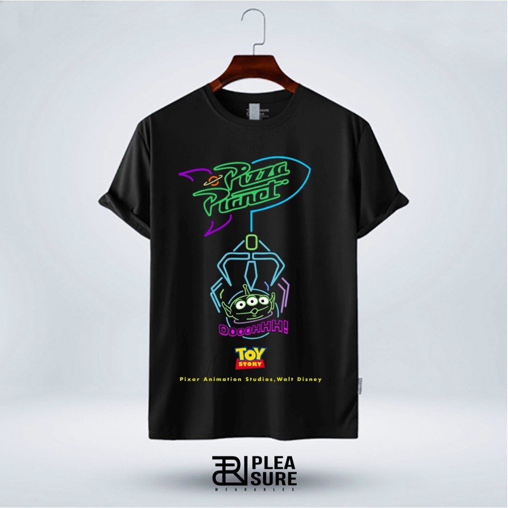 Kaos Toy Story Pizza Planet Alien | Baju Toy Story Pizza Planet | Toys Story Alien | Pleasure World