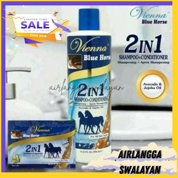 VIENNA SHAMPO + CONDITIONER 2IN1 BPOM - SHAMPO KUDA VIENNA 2IN1 POPULER