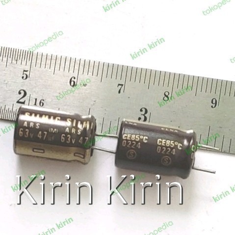 Elco ELNA SILMIC ARS 47uf 63V Gold Genuine japan