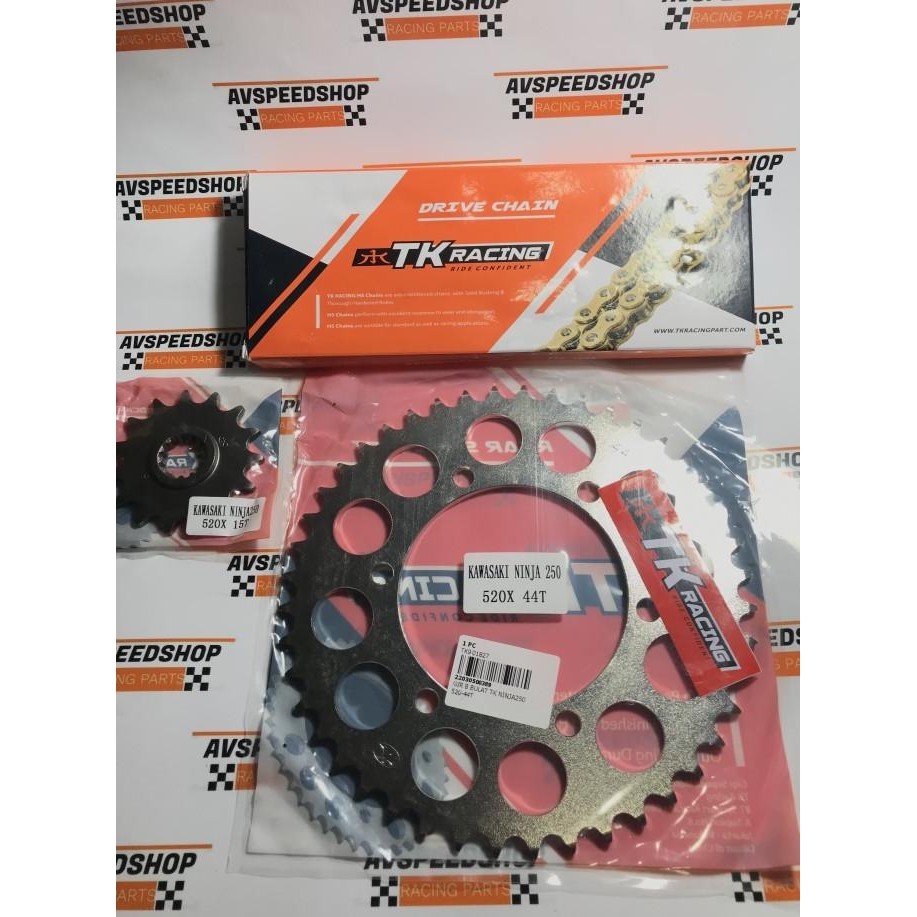 GIR SET / GEAR SET TK NINJA 250 FI / NINJA 250 KARBU / Z 250
