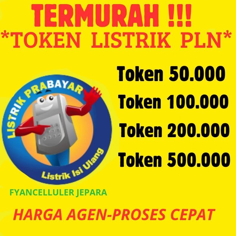 PROMO TOKEN LISTRIK 50.000 100.000 200.000 500.000 50K 100K 200K 500K MURAH DAN CEPAT BERGARANSI