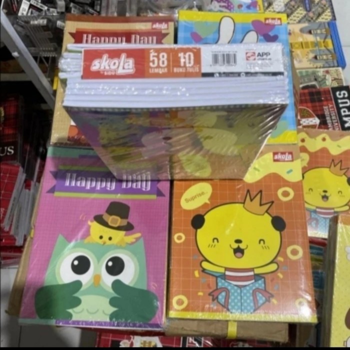 

Buku Tulis Skola SIDU isi 58 Lembar per-pack