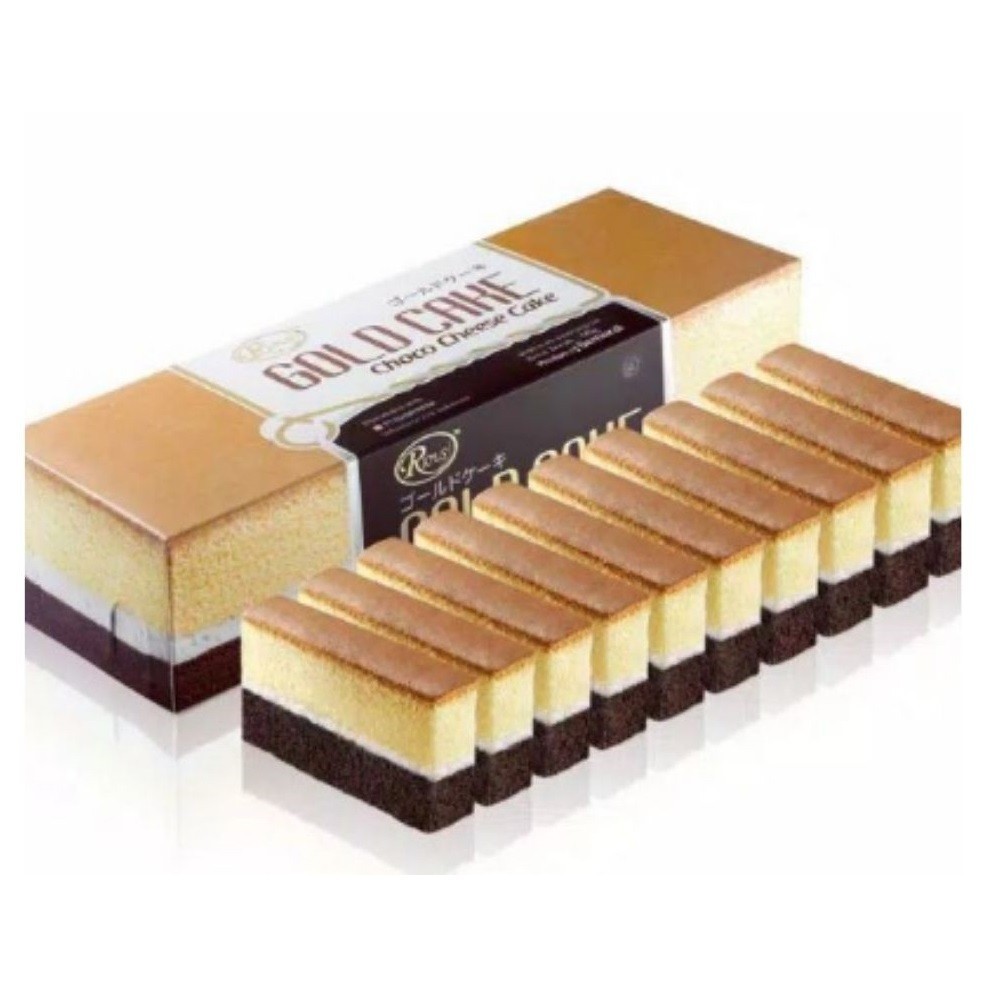 

Rious Gold Cake Choco Cheese Cake 190gr - Frozen Food Tomohon
