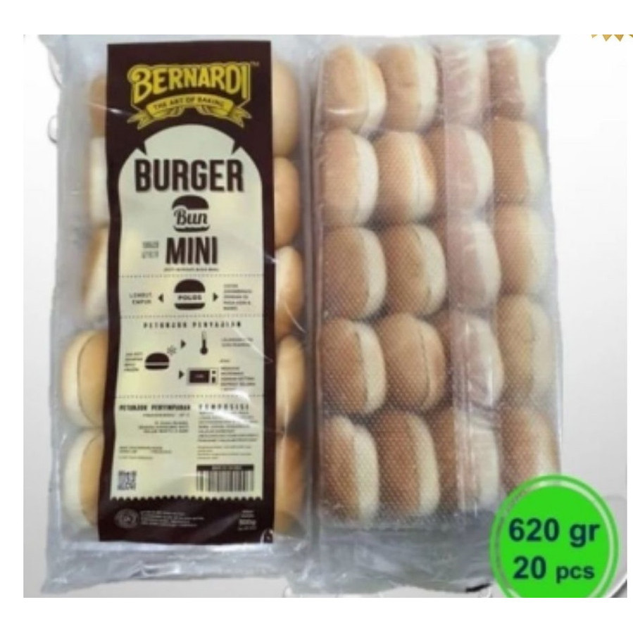 

Roti Burger Mini Bun Bernardi Wijen isi 20pcs - Depo Frozen Airmadidi