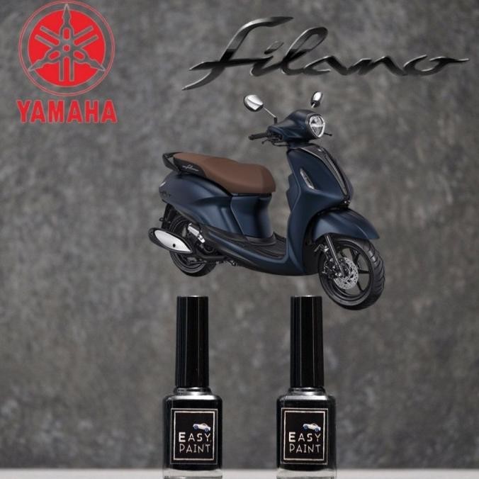Cat Oles Motor Matte Blue Metalic Yamaha Grand Filano Biru Tua Doff