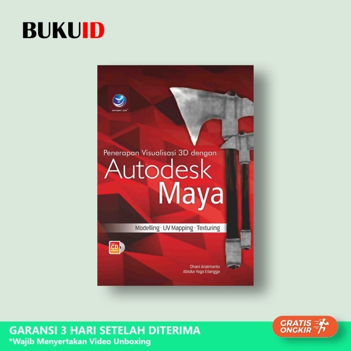 

Buku Penerapan Visualisasi 3D Dengan Autodesk Maya, Modelling- UV Mapp