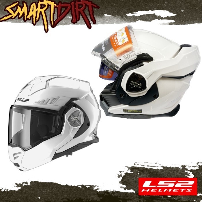 Helm Motoe Ls2 Ff900 Valiant Solid White Helm Dual Ls2 Valiant Ori
