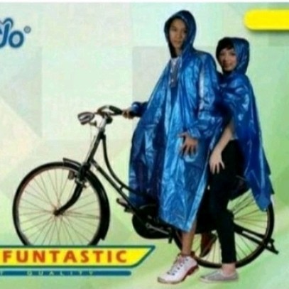Jas Hujan Ponco Lengan 708 Fantastic 2In 2 Dua Kepala Termurah,