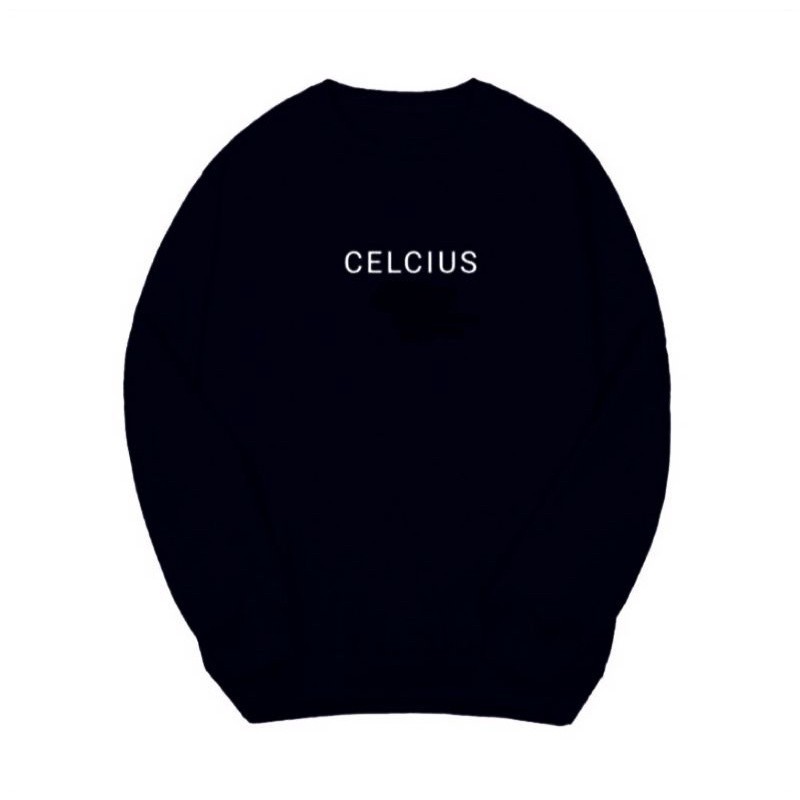 [NMDS COMPANY] PREMIUM CREWNECK Celcius Sweater Crewneck Black-Unisex