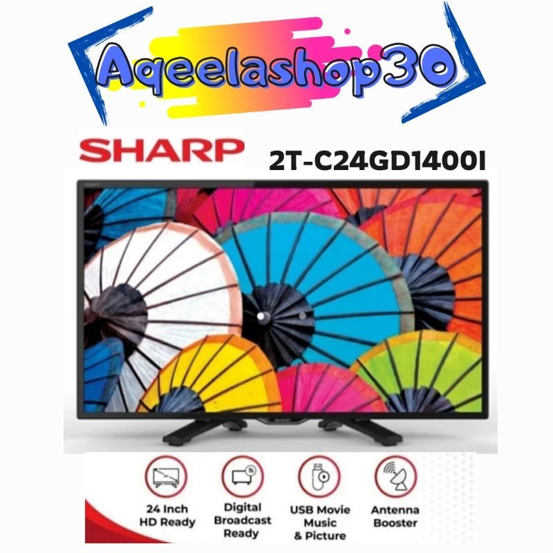 SHARP 24GD1400I DIGITAL TV 24 INCH NEW 2024 | LED SHARP 24 INCH