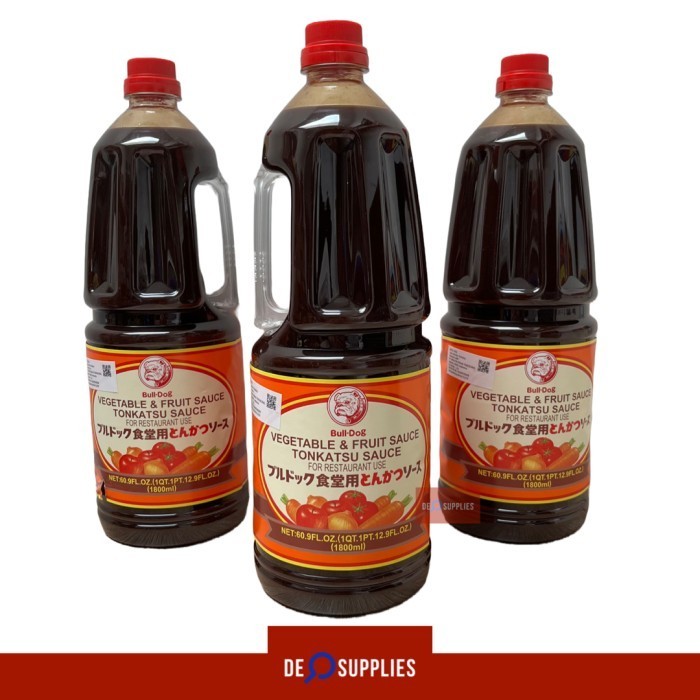 

Terlaris Bulldog Tonkatsu Sauce 1.8L - Saus Tonkotsu Katsu Takoyaki Okonomi SALE