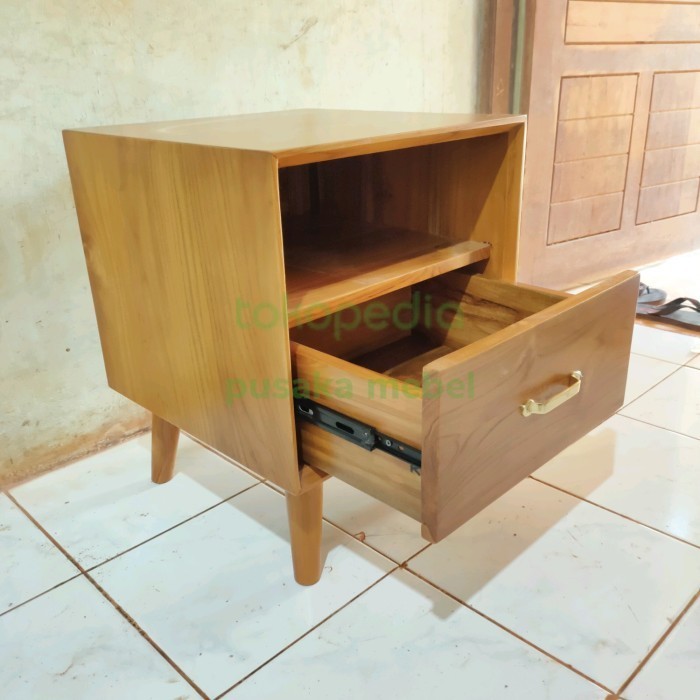 nakas laci minimalis - nakas lampu minimalis - nakas jati minimalis