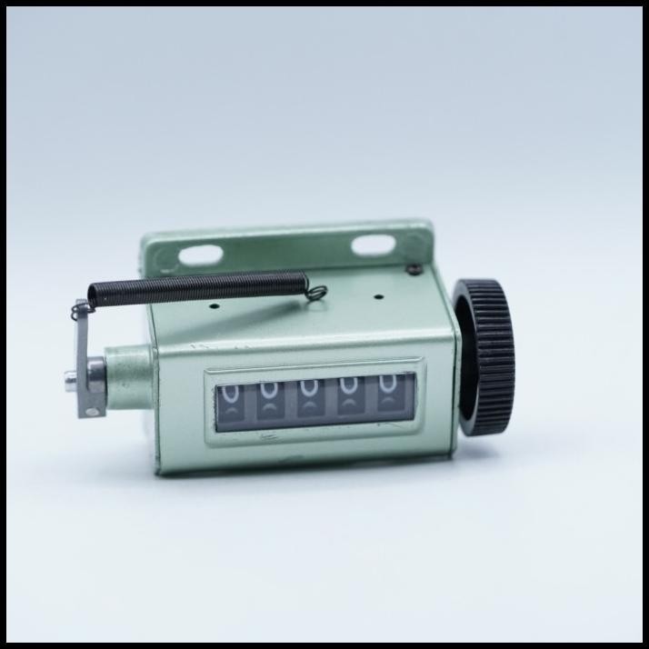 DISKON COUNTER LR5-A 5 DIGIT MECHANICAL ROTARY COUNTER PULL COUNTER COUNTER !!