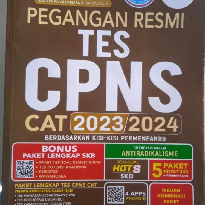 

buku pegangan resmi TES CPNS CAT 2023/2024