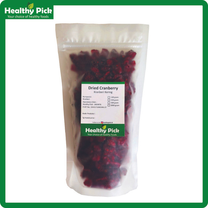 

Terlaris Dried Cranberry Unsweetened 500gr SALE