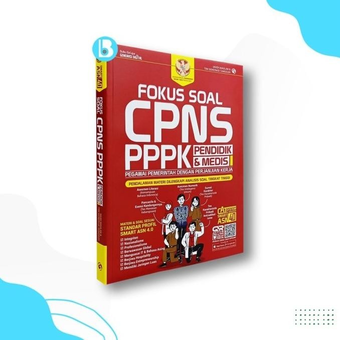 

Buku Tes CPNS - Buku CPNS - Fokus Soal CPNS PPPK PENDIDIK DAN MEDIS