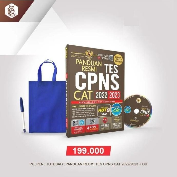 

Panduan Resmi Tes CPNS CAT 2022/2023 + CD - Original - Bintang wahyu