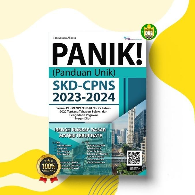 

Buku Tes CPNS - PANIK! (Panduan Unik) SKD-CPNS 2023-2024