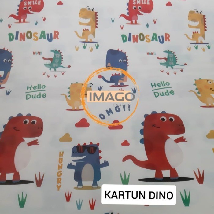 Karpet Tikar Lantai Pe Foam Spons Plastik Korea Jumbo Tebal 180X180