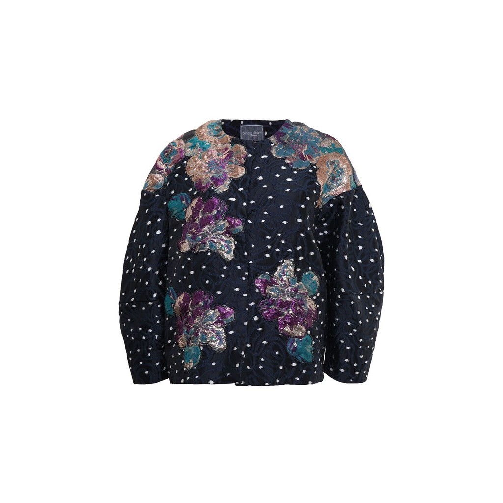 Benang Jarum - Zeyna Jacquard Outer - Black