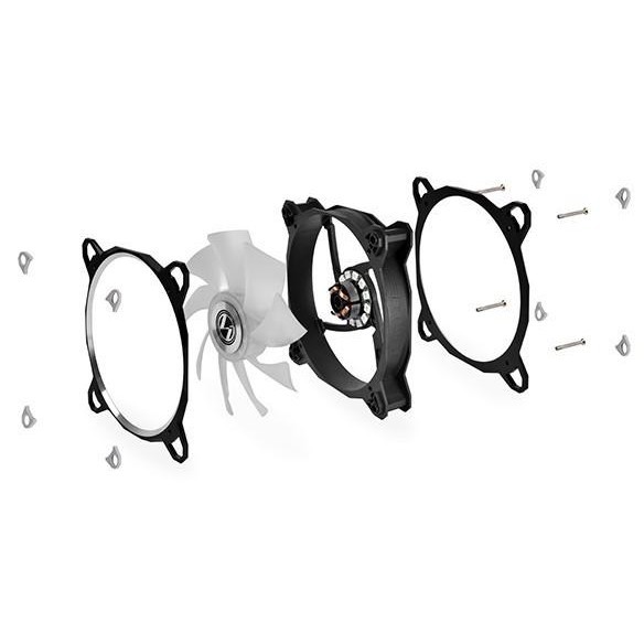 Lian Li BORA DIGITAL SILVER ARGB PWM 12CM Fan 3in1 Pack + Controller