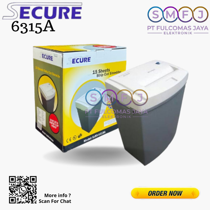

Secure EzSS 6315A Mesin Penghancur Kertas Paper Shredder 6315 A