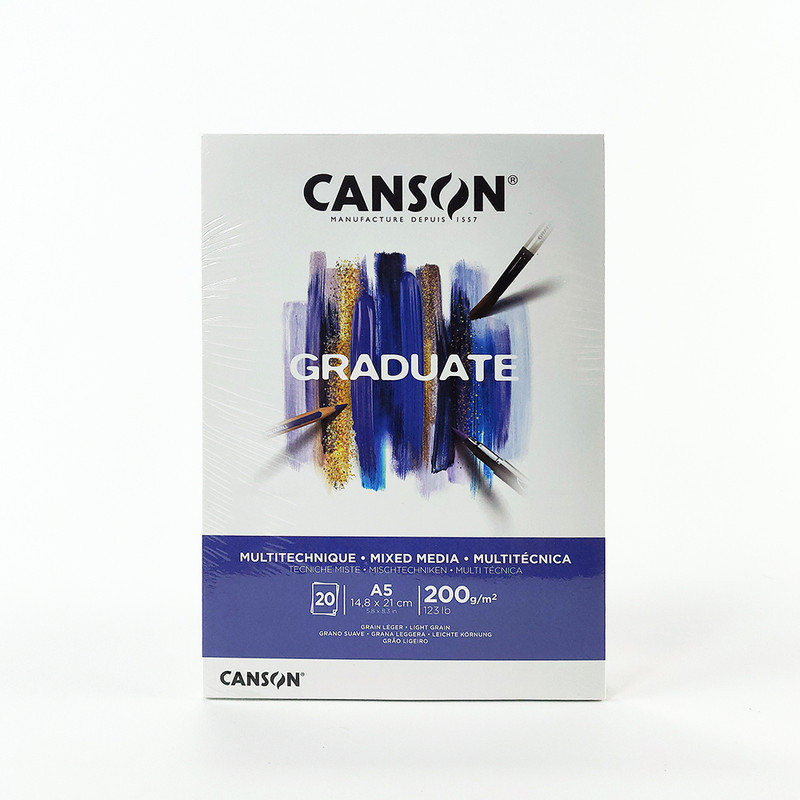 

Canson Graduate Mix Media Pads White Paper A5