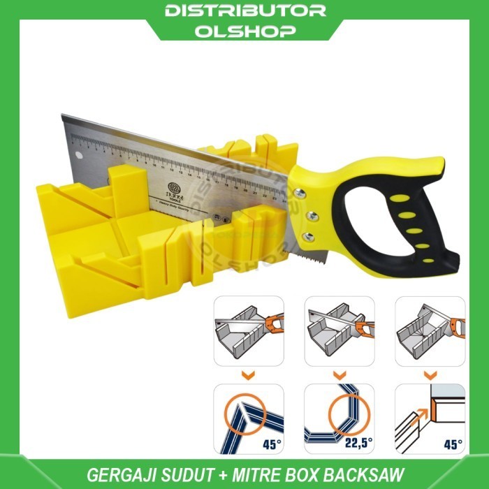 Gergaji Potong Kayu Sudut Ujung Siku Pigura Bingkai Frame Ba Saw