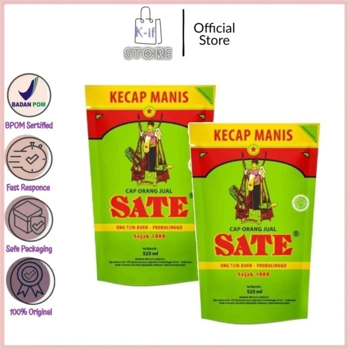 

[K-ifstore] Kecap Manis Cap Orang Jual Sate 60ml